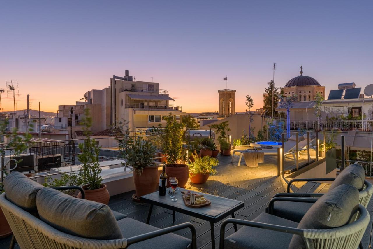 Meno Suite With Private Terrace - Jaccuzzi, Acropolis View Афіни Екстер'єр фото