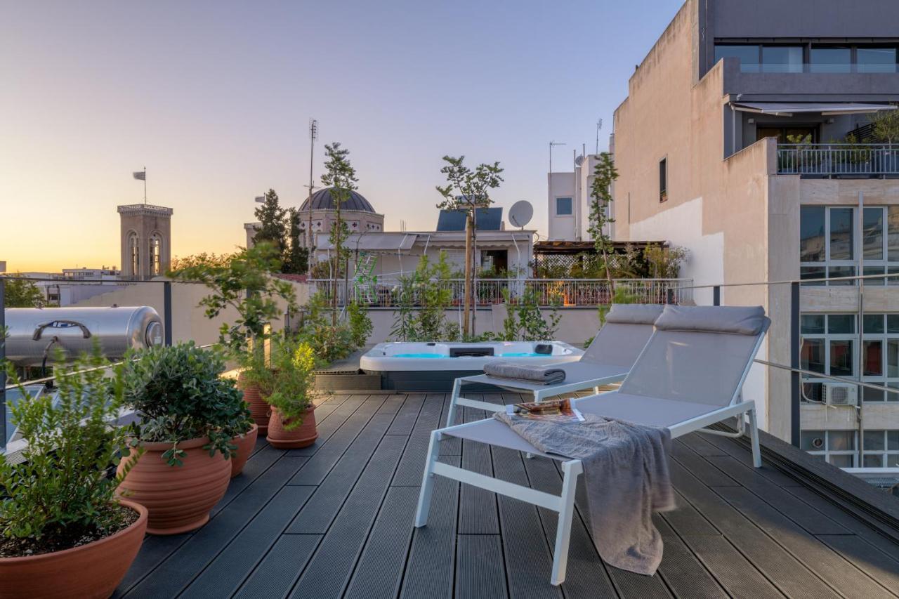 Meno Suite With Private Terrace - Jaccuzzi, Acropolis View Афіни Екстер'єр фото